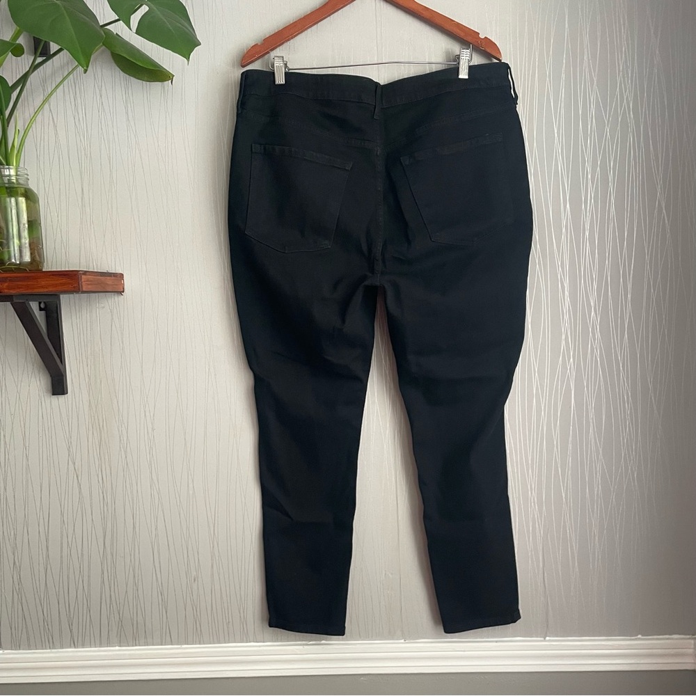 Old Navy High Rise Wow Super Skinny Black Jeans 18 Short - Picture 5 of 7